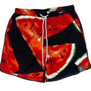 Watermelon Swim Trunks Mens S Board Shorts Beach Vacation Summer‎ Picnic Novelty